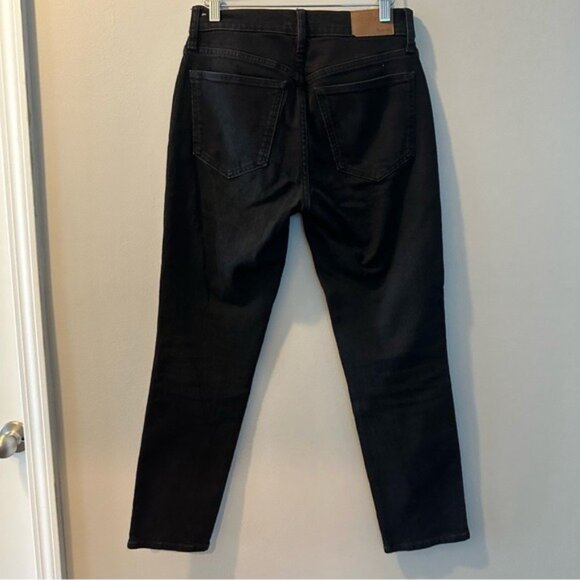 Madewell Mid-Rise Perfect Vintage Jean Black Size 26 Straight Classic Fit - Picture 3 of 9